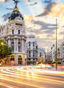 Gran Vía in Madrid