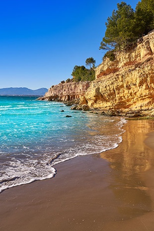 Cala Penya Tallada beach in Salou, Tarragona