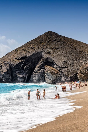 Playa de los Muertos beach at Cabo de Gata, Almería