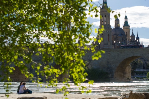 Basilica of El Pilar in Zaragoza (Aragon)